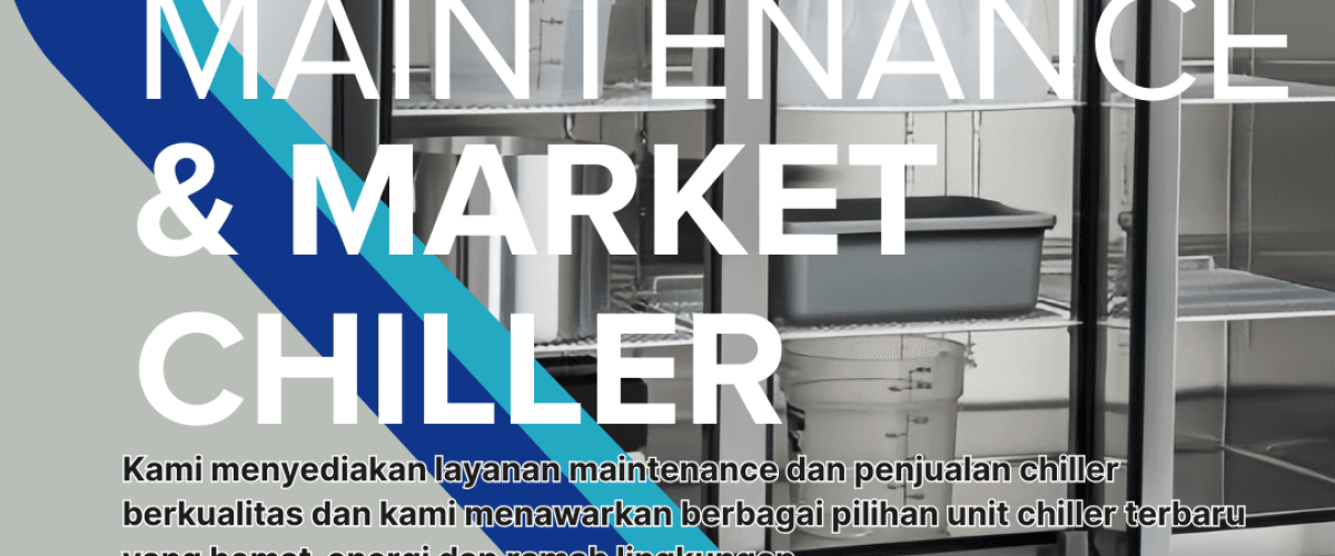 Teknisi HVAC Profesional Sedang Melakukan Maintenance Chiller